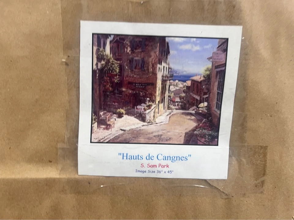 “Hauts de Cangnes” framed painting - S. Sam Park - photo 2