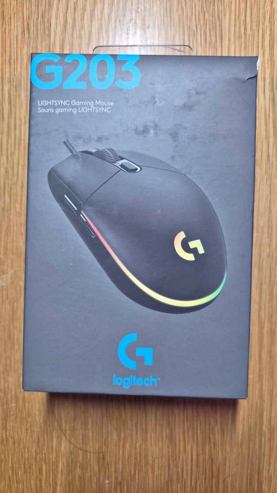 NEW UNOPENED Logitech G203 LIGHTSYNC RGB 6 Button Gaming Mouse (