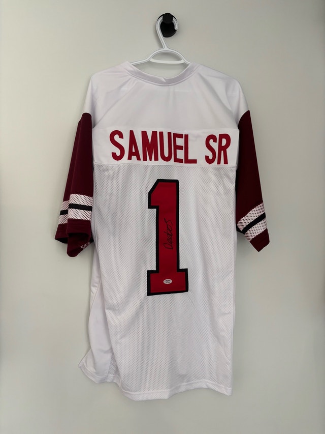 Deebo Samuel Sr Signed NFL Jersey with COA