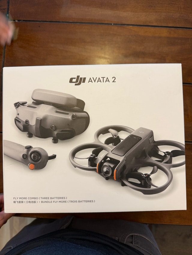 DJI Avata 2 Fly More Combo — 3 Batteries — Used Twice
