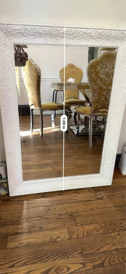 White bathroom/ console/ hallway mirror - photo 3