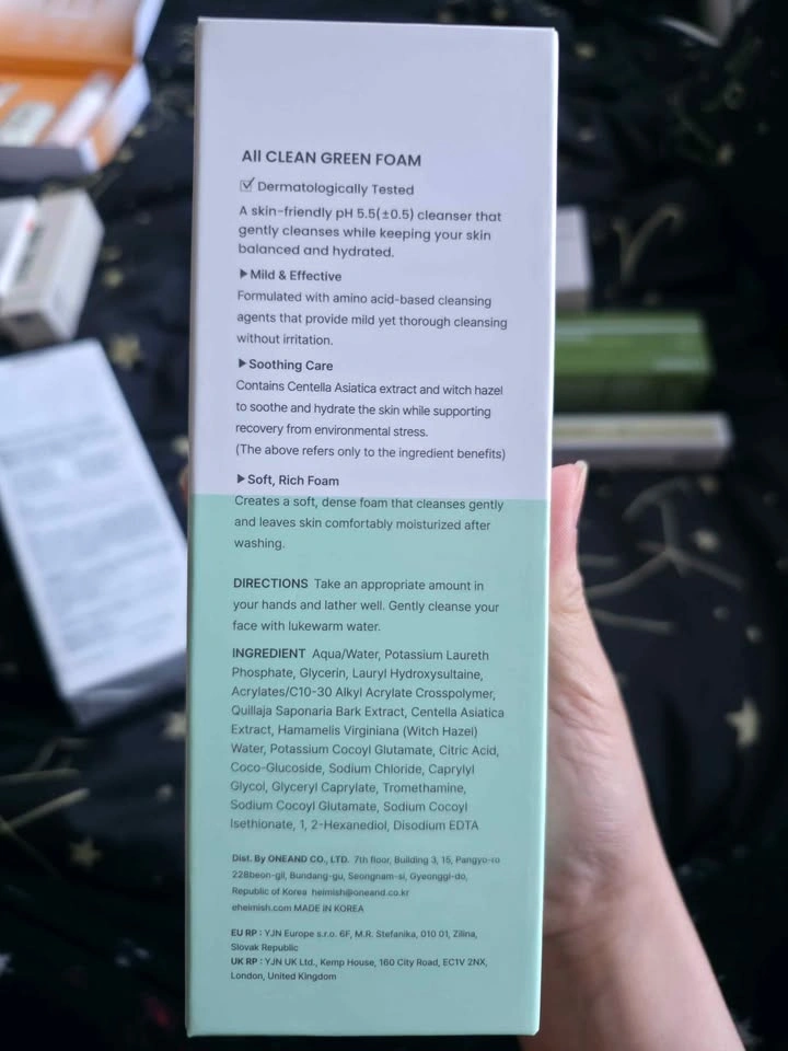 Heimish All Clean Green Foam Facial Cleanser (big) - photo 2
