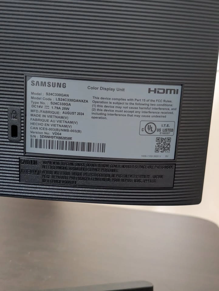 Samsung 24" Full HD 100Hz Monitor (Essential S3 Series) - Like N - photo 3