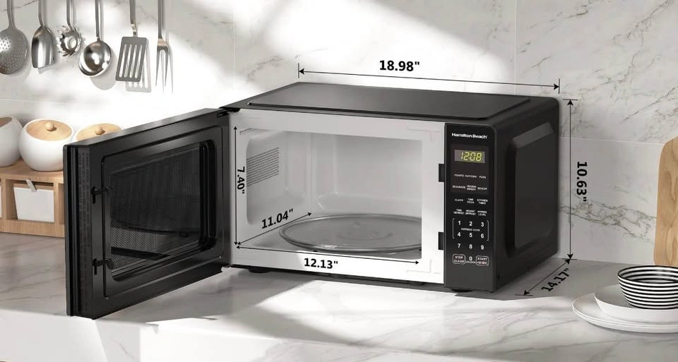 Hamilton Beach 0.9 CuFt Countertop Microwave - photo 2