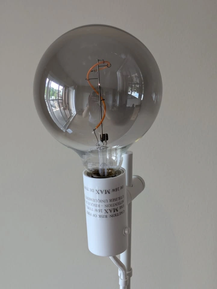 HÅRSLINGA Floor Lamp & MOLNART LED Bulb - photo 4