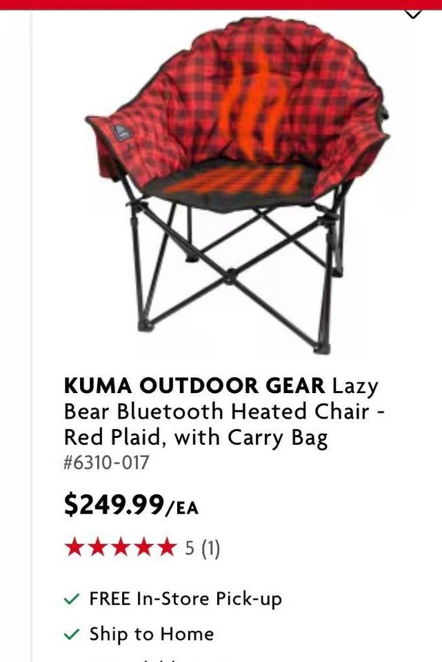 KUMA HEATED CAMPING CHAIRS (Set of 2) - photo 4