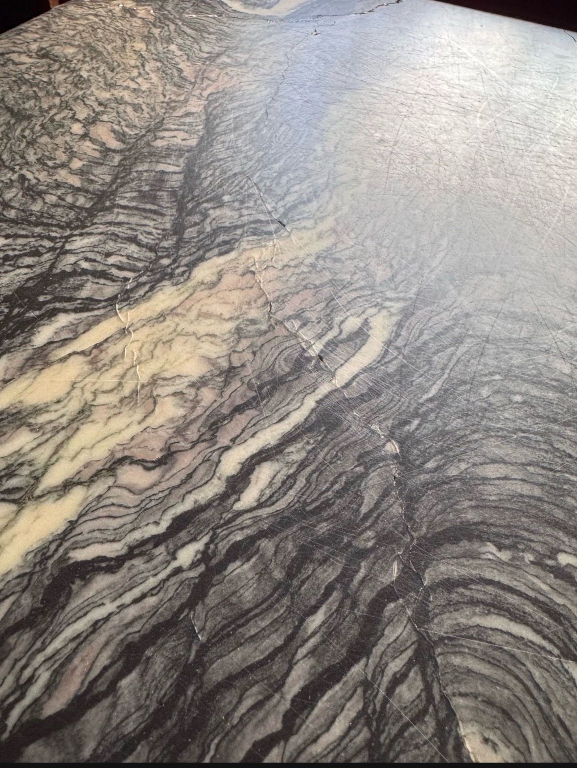 Cipollino Marble Slab 4 x 4 - photo 4