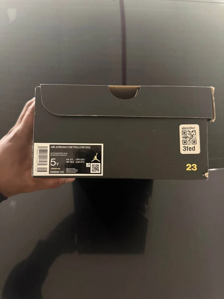 Jordan 11 Low White/Grey (GS 5Y) - photo 5