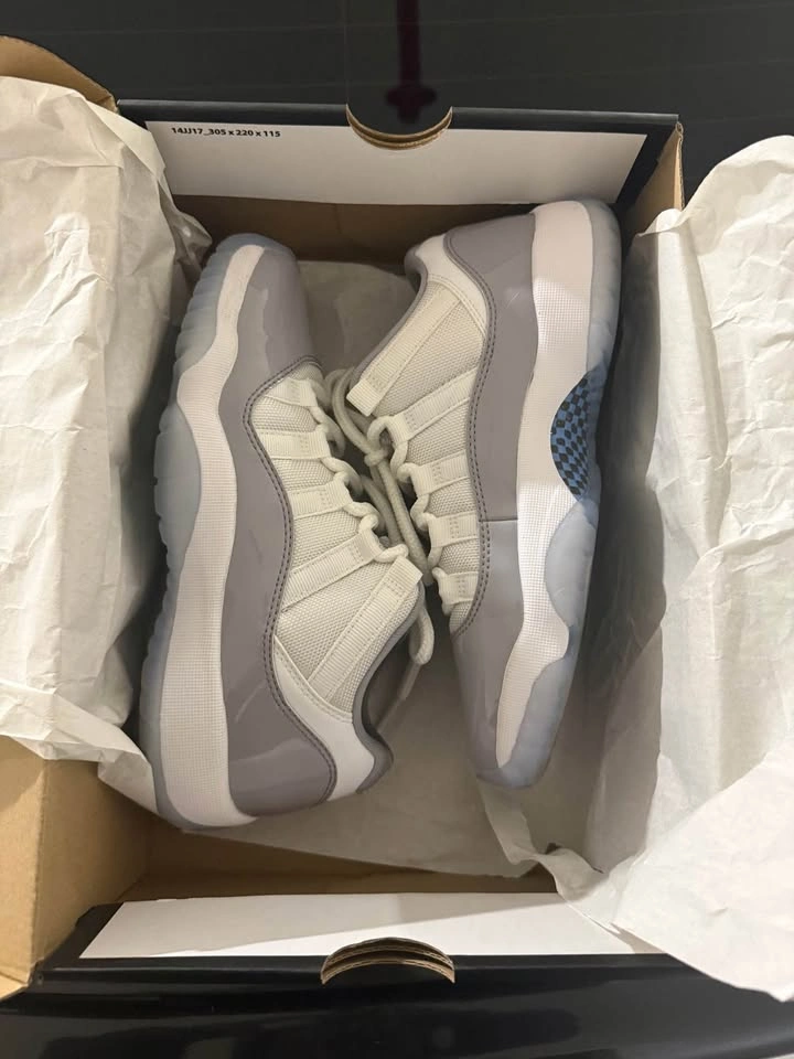 Jordan 11 Low White/Grey (GS 5Y)