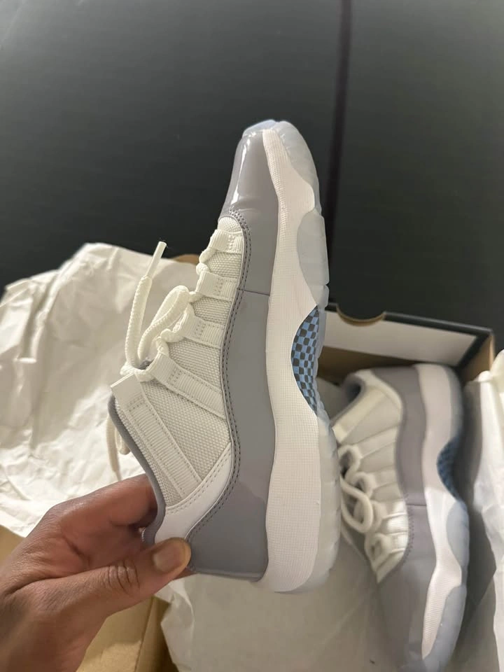 Jordan 11 Low White/Grey (GS 5Y) - photo 2