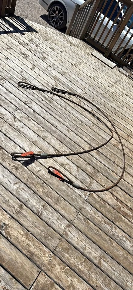 2 Heavy duty tow cables 10 ft.