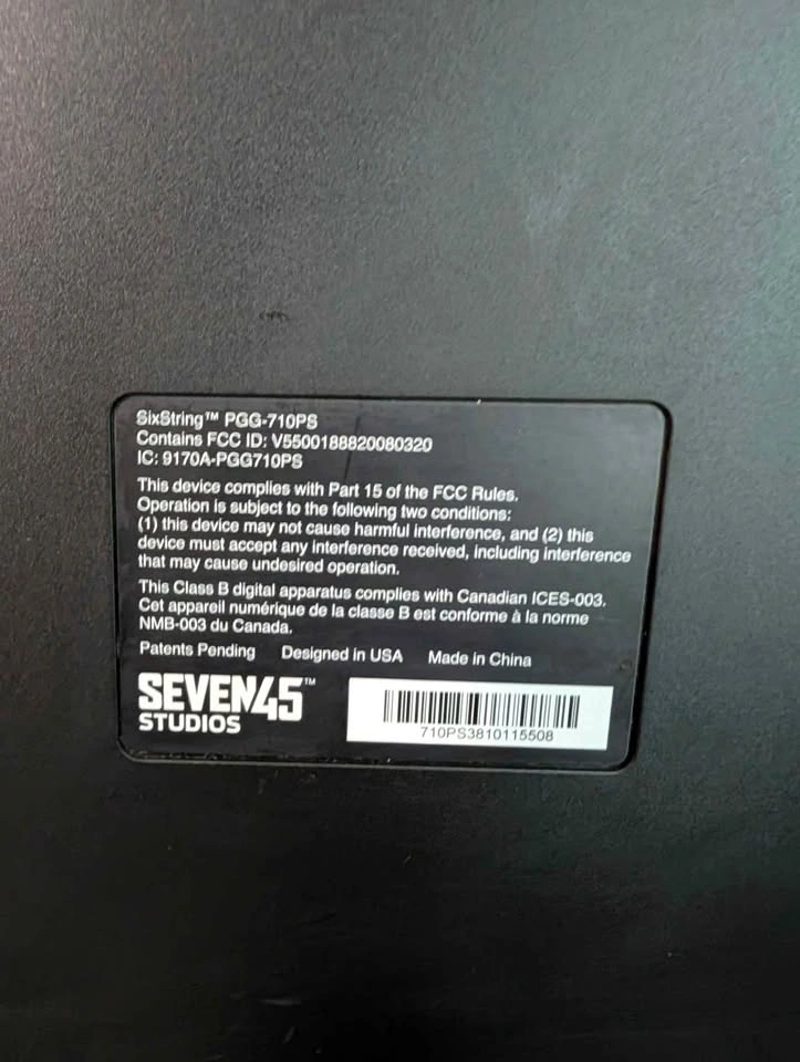 Seven45 Studios Power Gig SixString Guitar Controller PS3 - photo 4