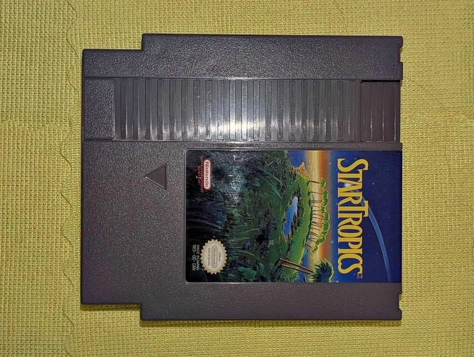 Nintendo NES StarTropics Game Cartridge