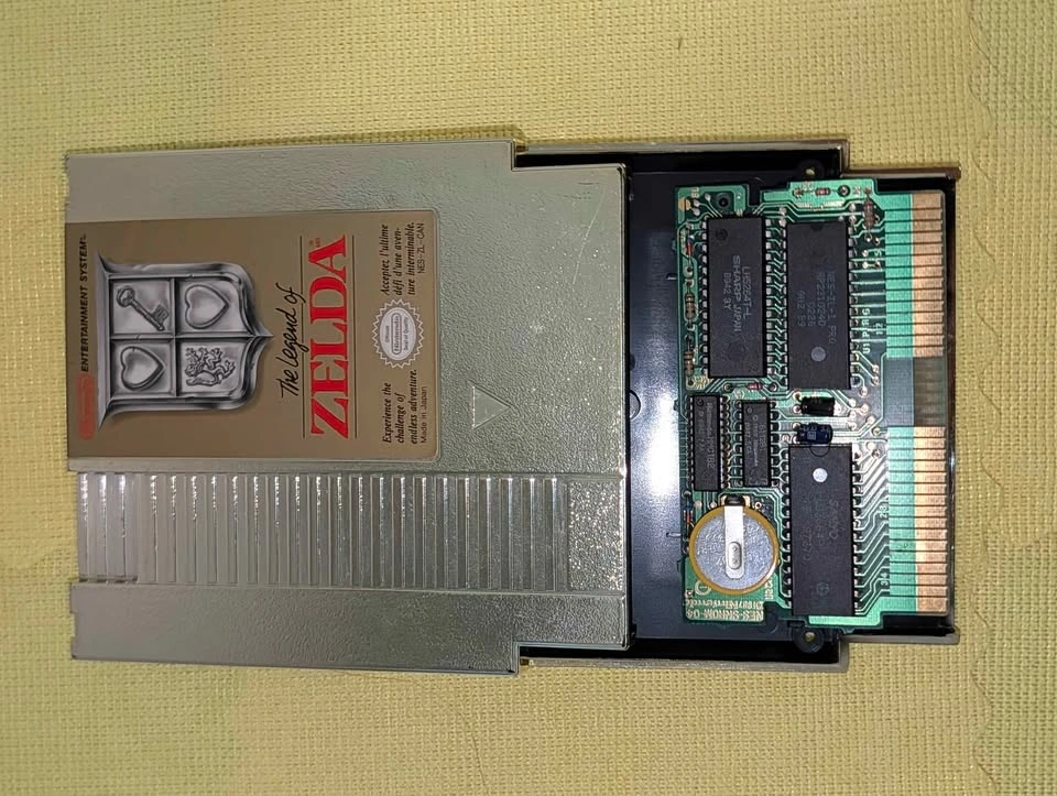 The Legend of Zelda Nintendo NES Gold Cartridge Authentic - photo 3