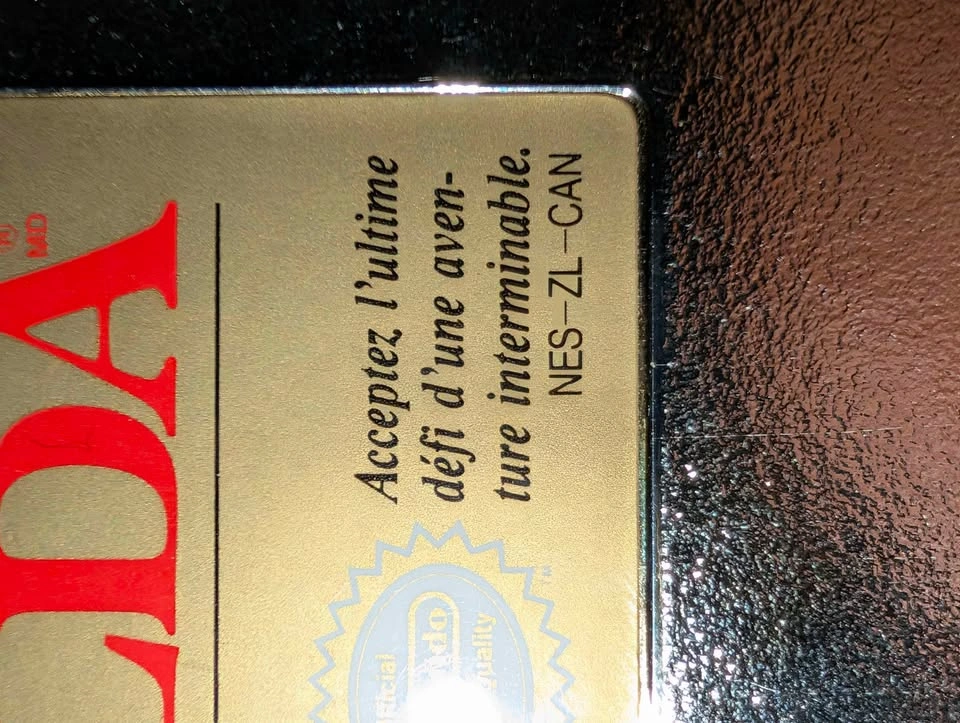The Legend of Zelda Nintendo NES Gold Cartridge Authentic - photo 5
