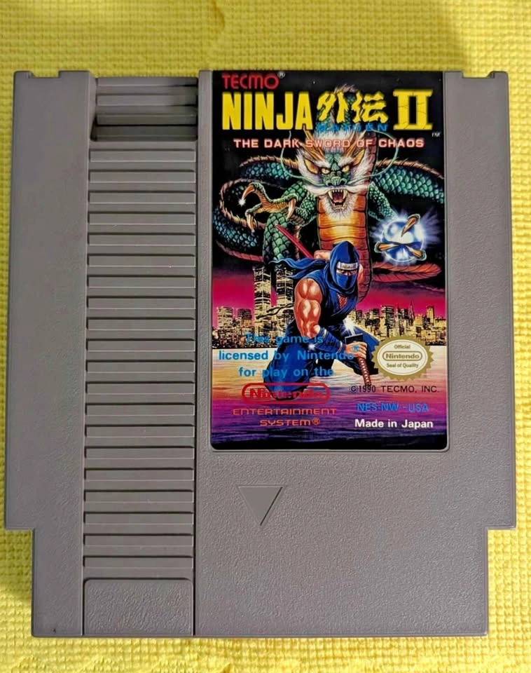 5 NES Game Lot - Ninja Gaiden II, Wall Street Kid & More - photo 3