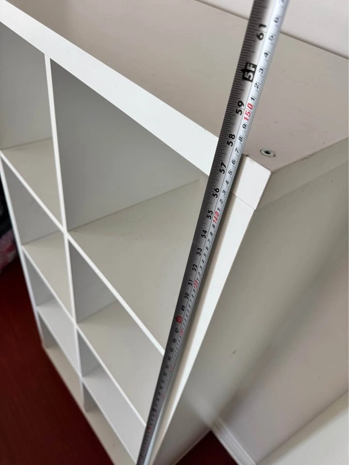 White 8-Cube Storage Shelf / Bookcase Organizer (2 Available) - photo 3