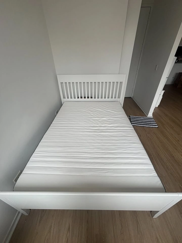 IKEA IDANÄS Double Bed Frame White - photo 2