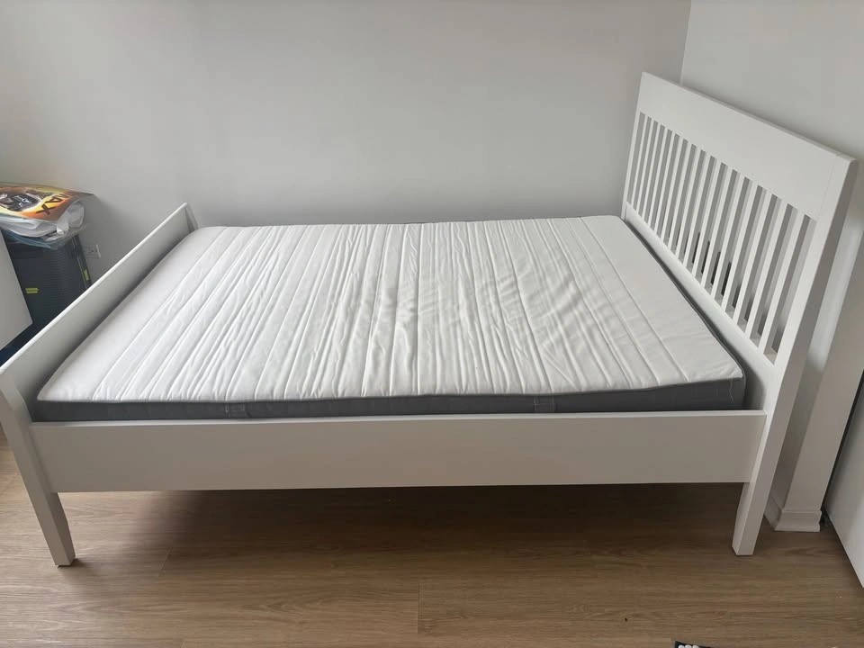 IKEA IDANÄS Double Bed Frame White - photo 3