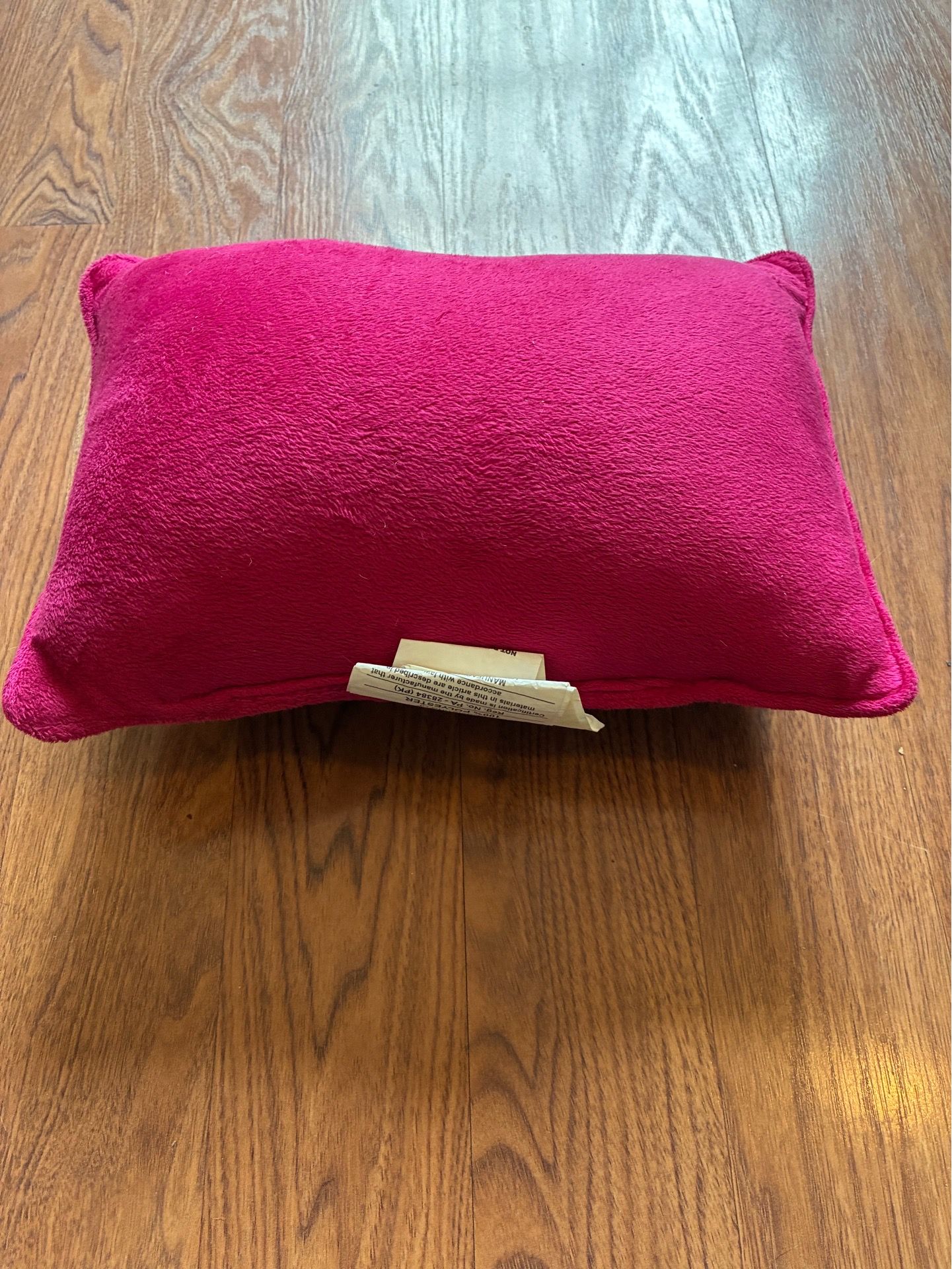 Fuschia Pink Plush Cushion Pillow - photo 2