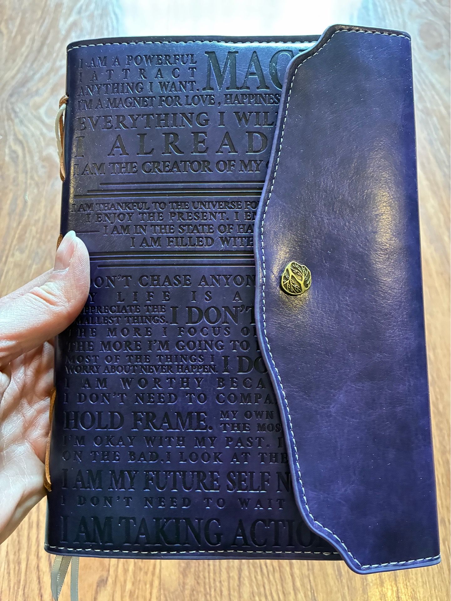 New Leather Valery Inc Journal in box