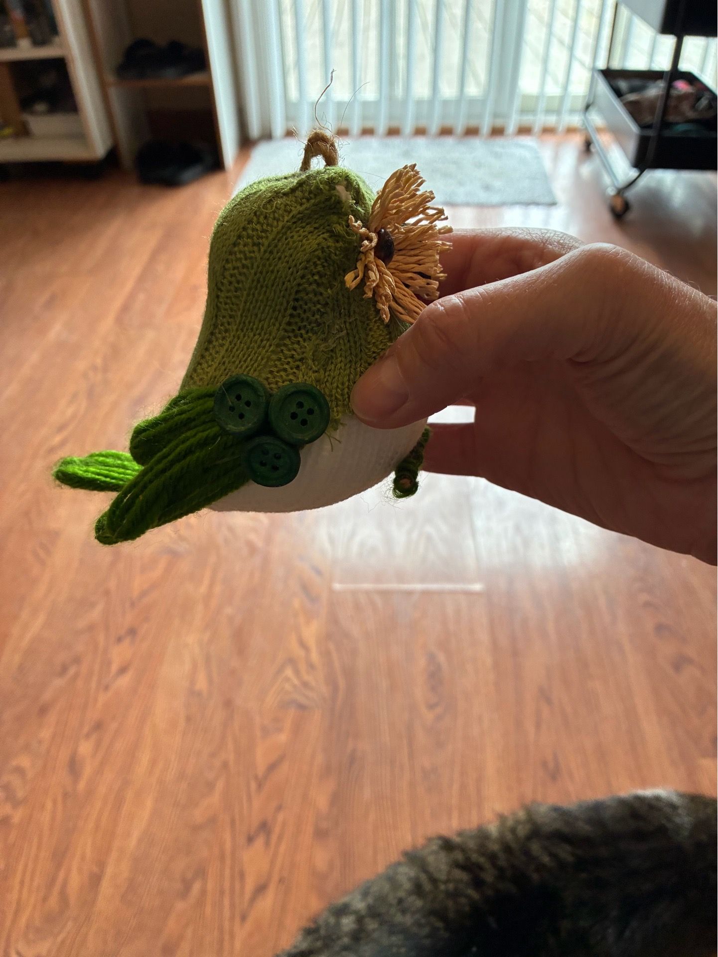 Adorable Green & White Bird Ornament - photo 3