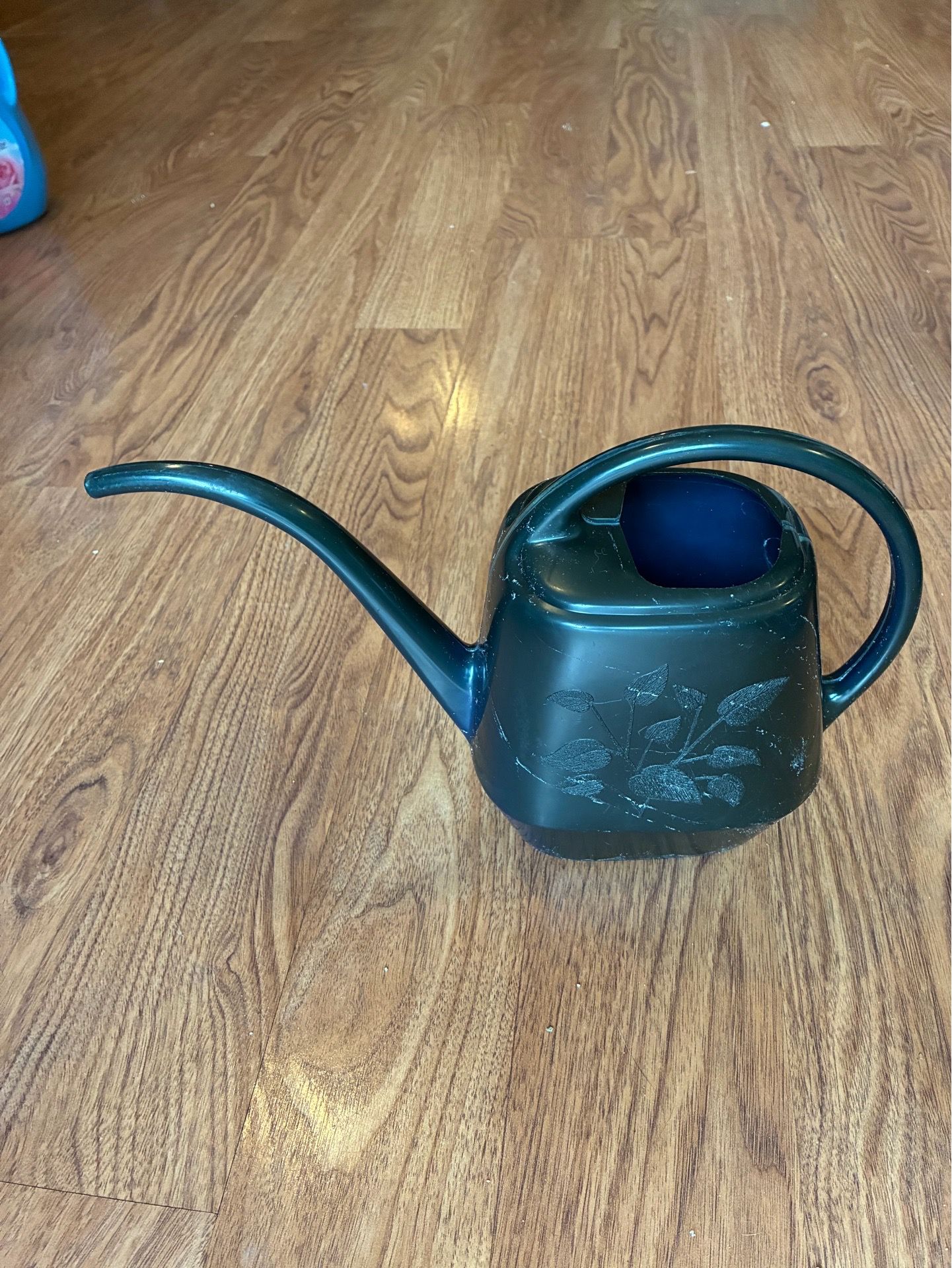 Green Plastic Watering Can - photo 2