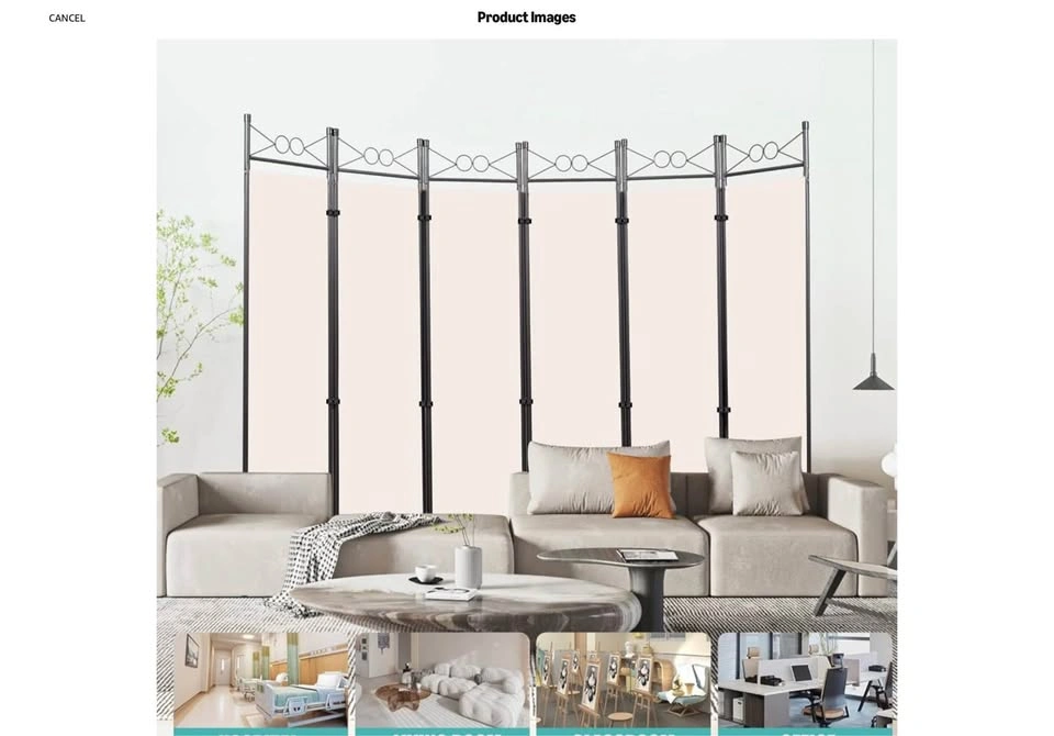 Room divider (folding privacy screen) - photo 3