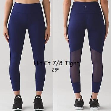 LULULEMON HIT IT TIGHT 25"..size 4 - photo 2