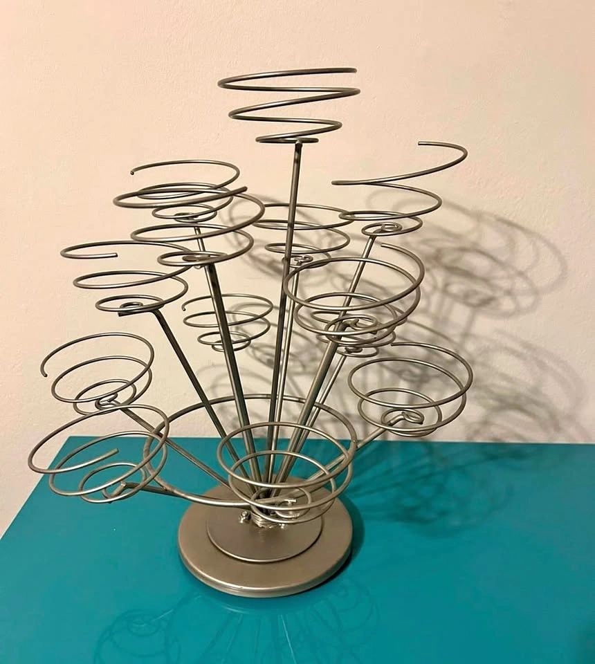 Silver Wire Rotating Cupcake Stand