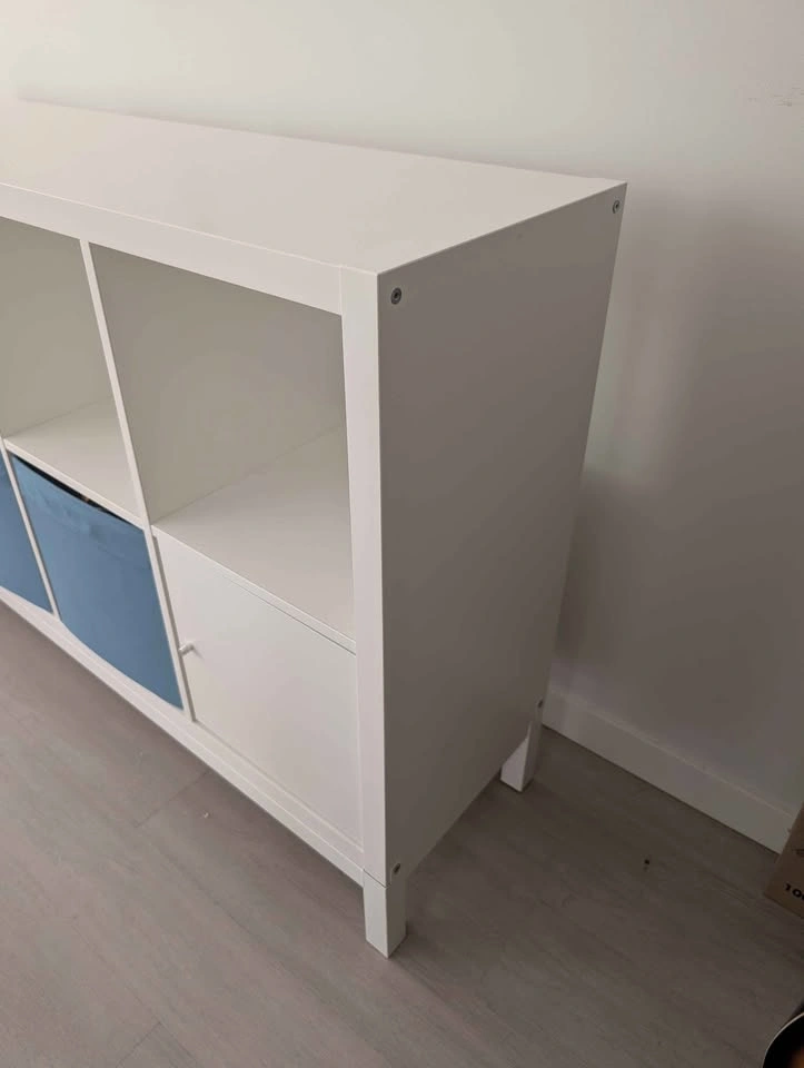 White Kallax Bookshelf / Shelving Unit - photo 2