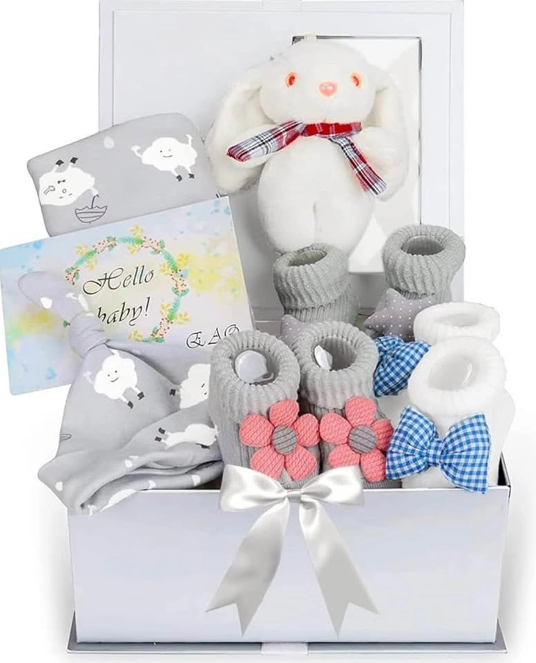 8-Piece Newborn Baby Gift Set with Plush Bunny - photo 3