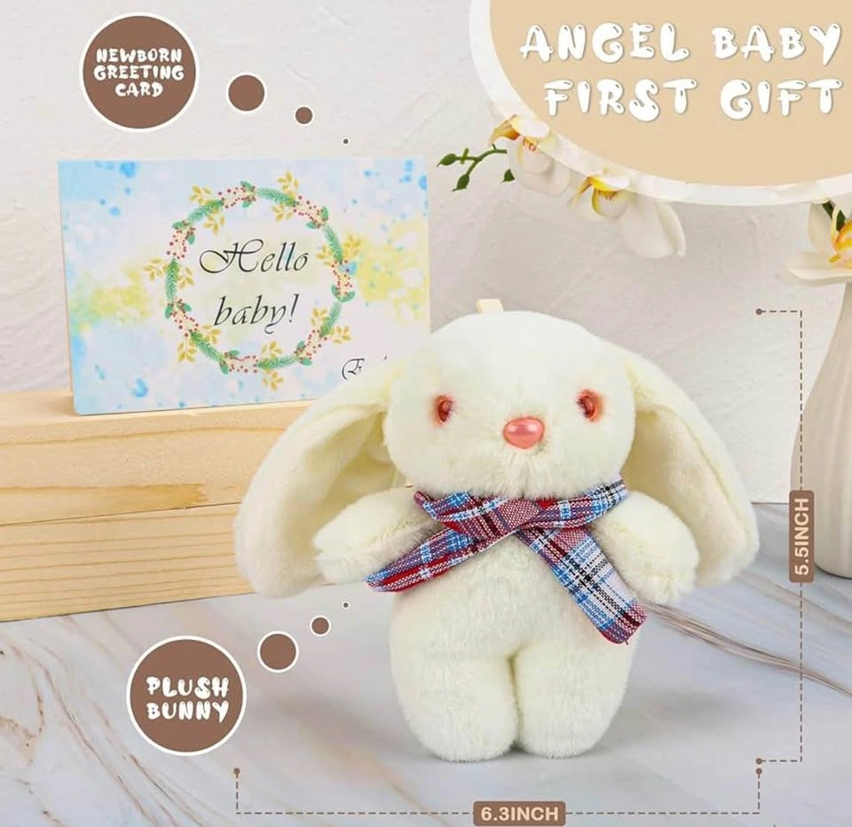 8-Piece Newborn Baby Gift Set with Plush Bunny - photo 4