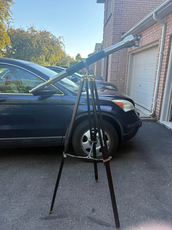 vintage maritime-style telescope - photo 2