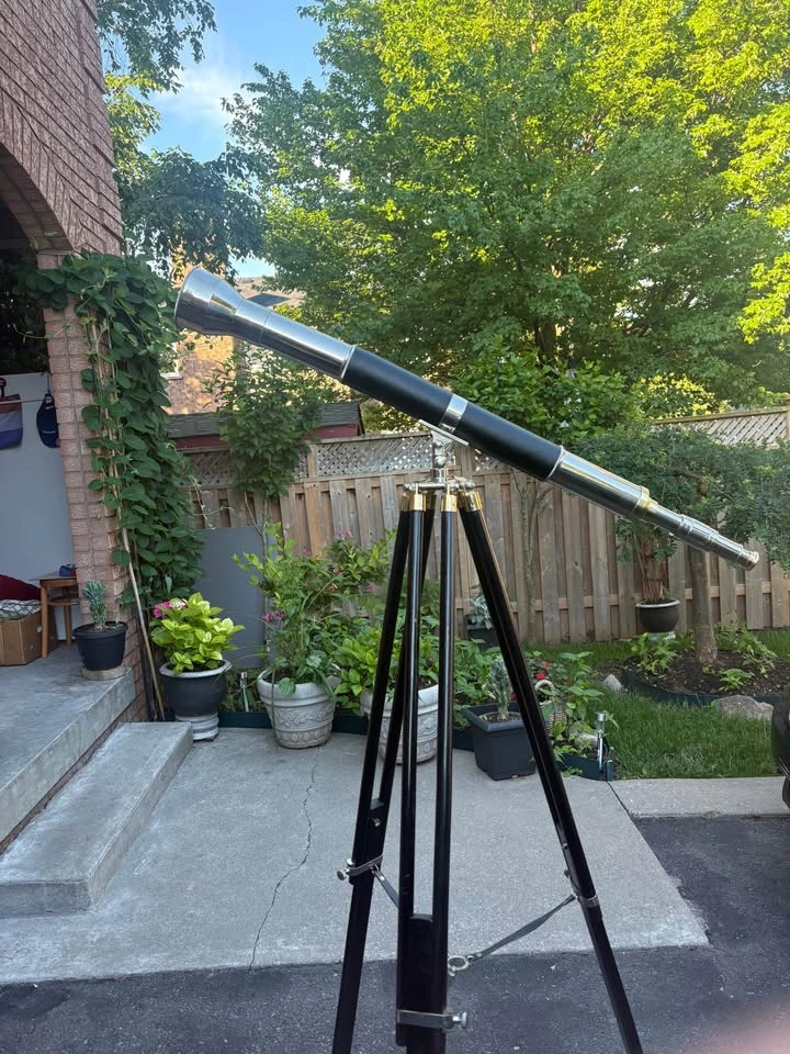 vintage maritime-style telescope - photo 3