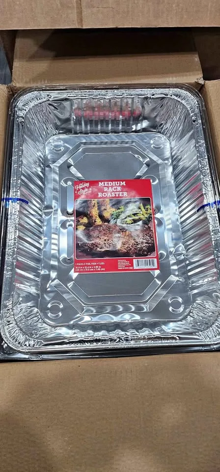 12 Pack MEDIUM RACK ROASTER WITH SEE THROUGH LID thumbnail