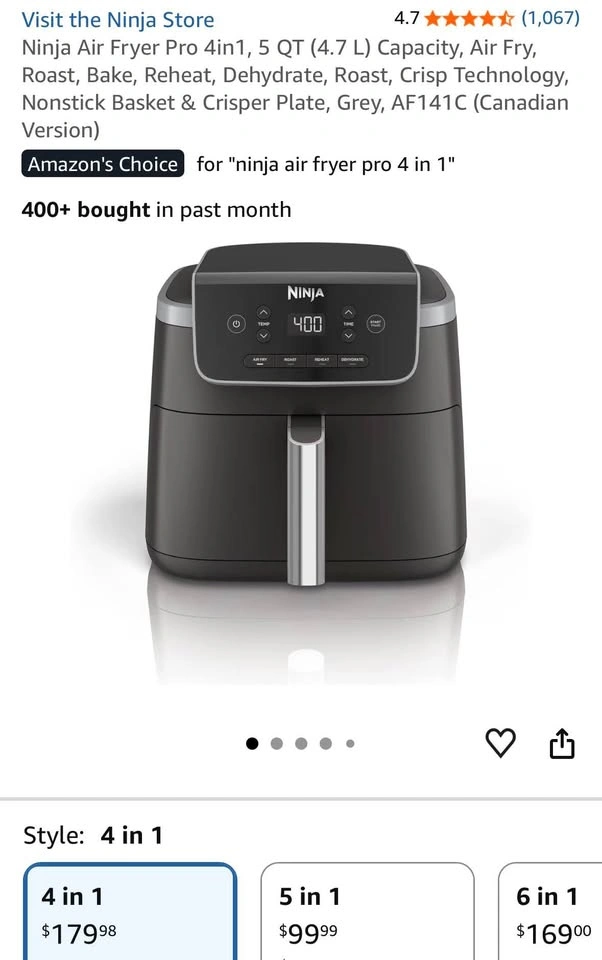 Ninja Air Fryer Pro 4 in 1 - Brand New - photo 2