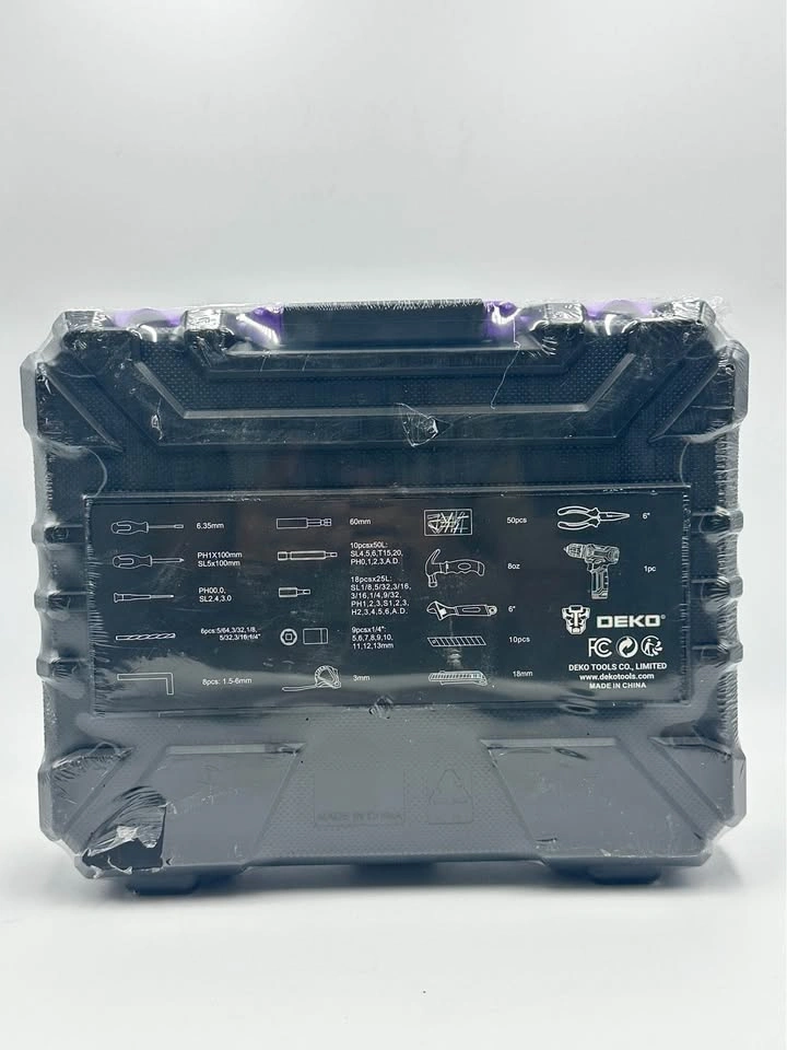 126-Piece Tool Set with 8V Cordless Drill and Toolbox - photo 5