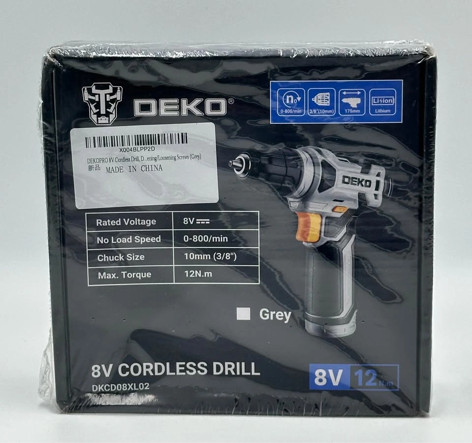 DEKOPRO 8V Cordless Drill Set with 42pcs Accessories - photo 2