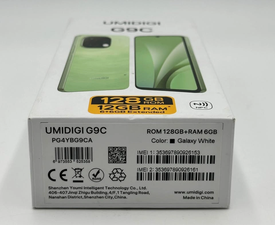 UMIDIGI G9C 6GB 128GB 6.75'' 50MP NFC 4G Android 14 Unlocked - photo 2