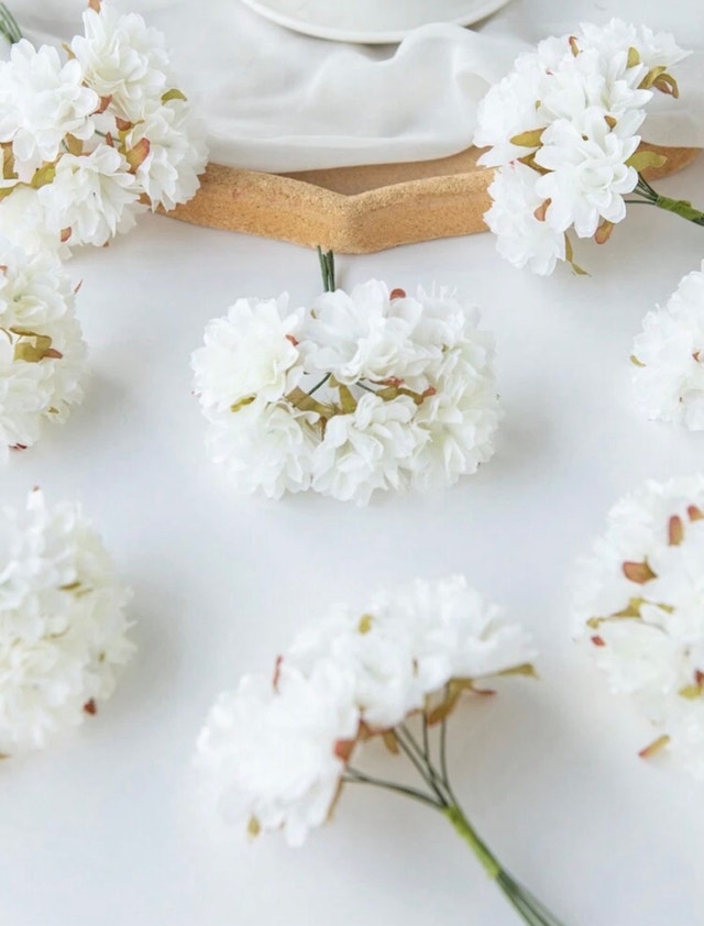 Artificial White Flowers