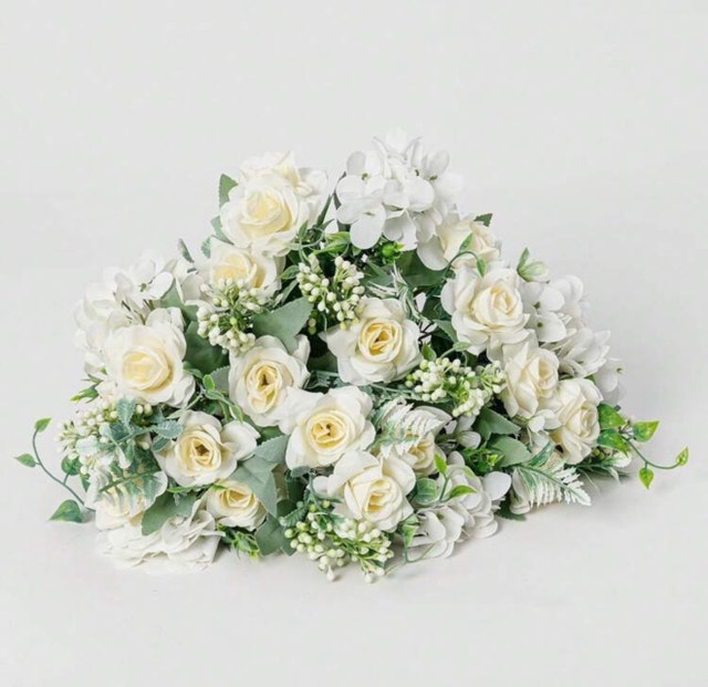 Artificial White Rose Bouquet - photo 4