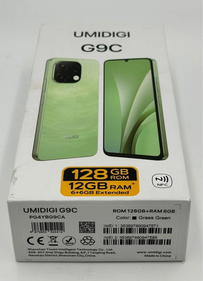 UMIDIGI G9C 6GB 128GB 6.75'' 50MP NFC 4G Android 14 Unlocked - photo 2