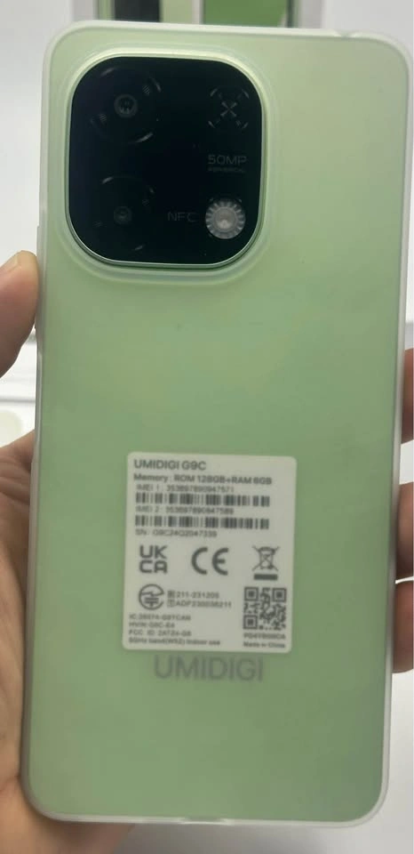 UMIDIGI G9C 6GB 128GB 6.75'' 50MP NFC 4G Android 14 Unlocked - photo 3