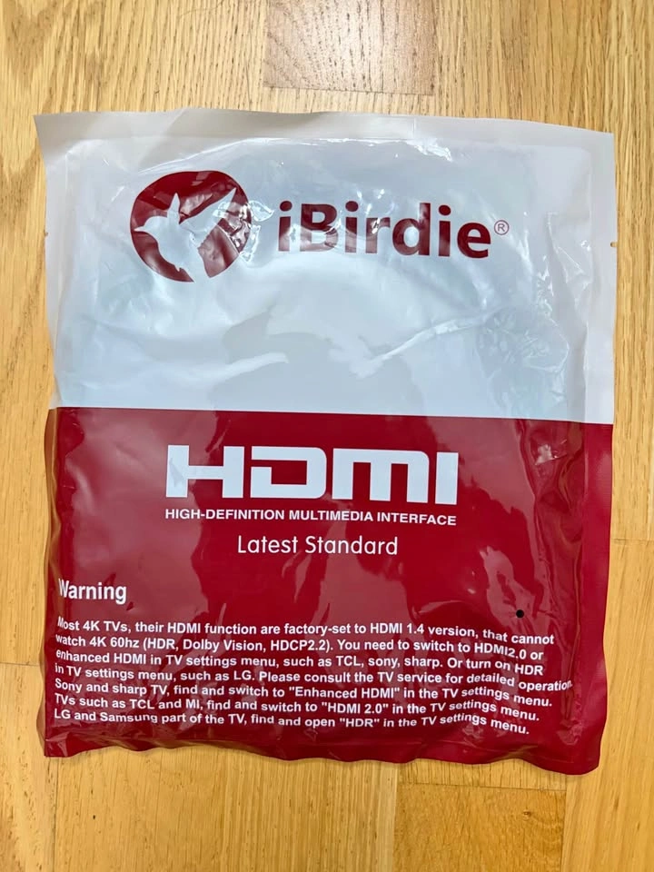 iBirdie 8K HDMI Cable 5 Feet