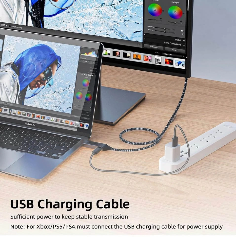 Bidirectional HDMI to DisplayPort Cable 4K - photo 3