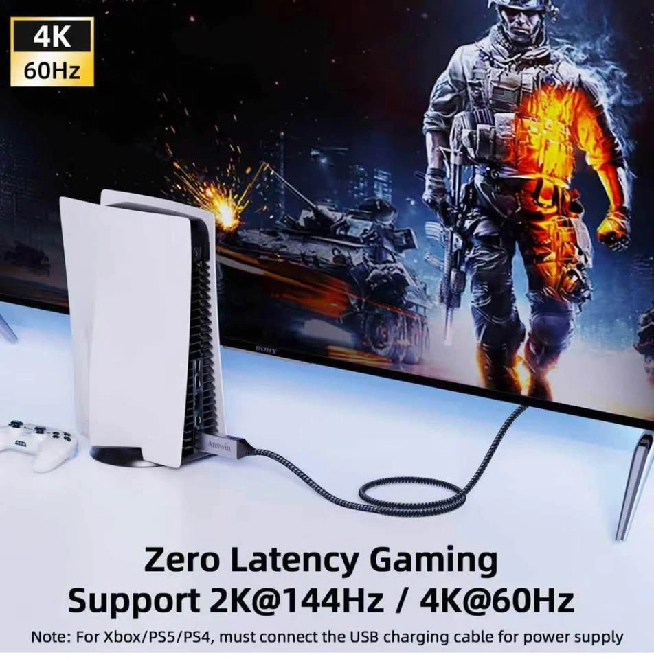 Bidirectional HDMI to DisplayPort Cable 4K - photo 4