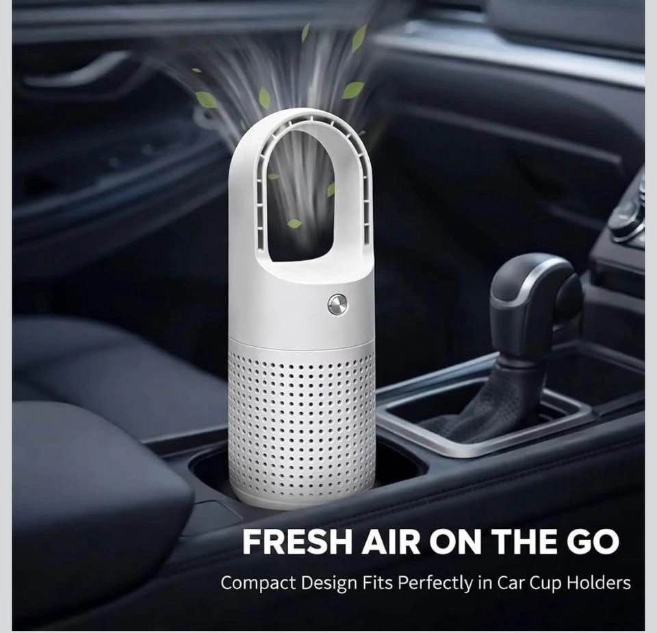 Mini Air Purifier for Car, Office, and Home Use - photo 2