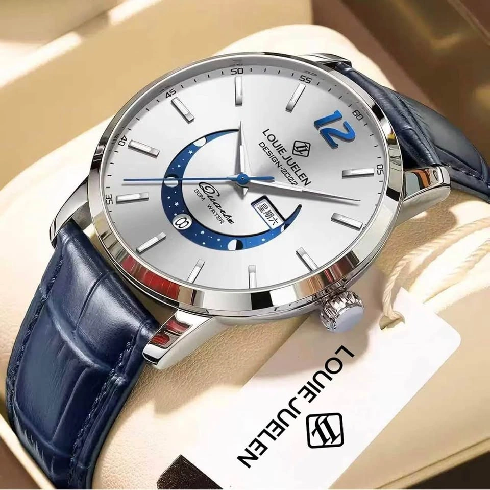 Men's 42mm Stainless Steel Quartz Analog Watch - photo 2