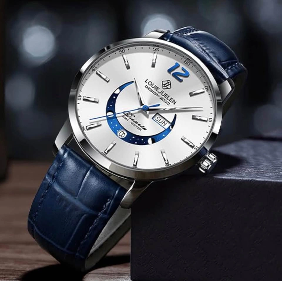Men's 42mm Stainless Steel Quartz Analog Watch - photo 5